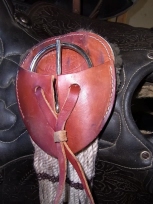 Leather and Fleece Cinch Ring Protectors at Equigear